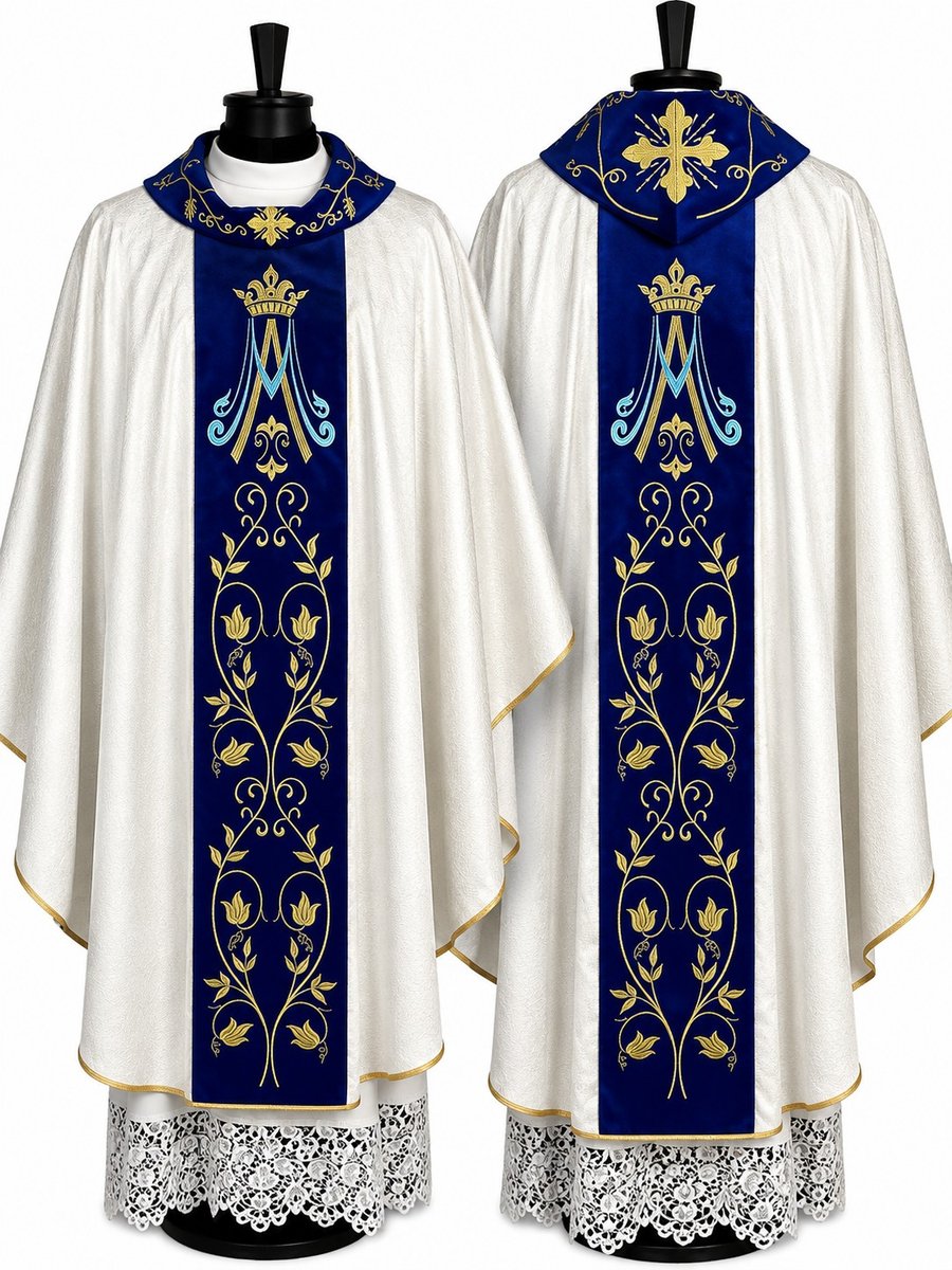 Casula Mariana com imagem